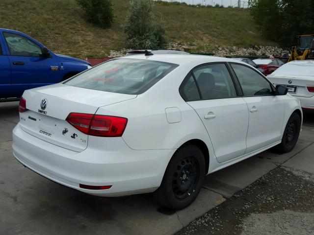 3VWLA7AJ8FM329204 - 2015 VOLKSWAGEN JETTA TDI WHITE photo 4