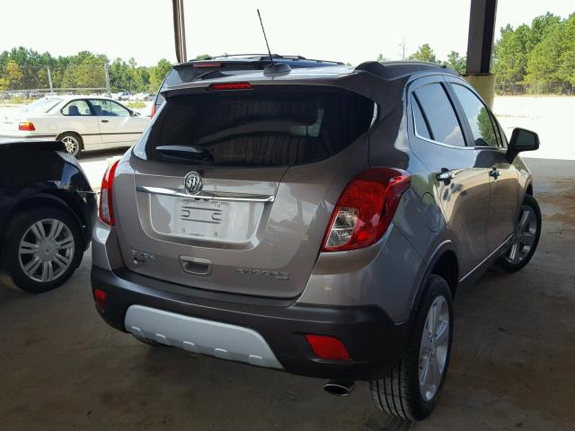 KL4CJGSB0FB078660 - 2015 BUICK ENCORE SILVER photo 4