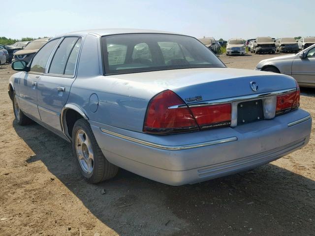 2MEFM75W5XX615853 - 1999 MERCURY GRAND MARQ BLUE photo 3