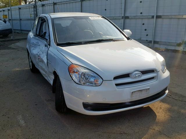 KMHCM36C39U134829 - 2009 HYUNDAI ACCENT GS WHITE photo 1