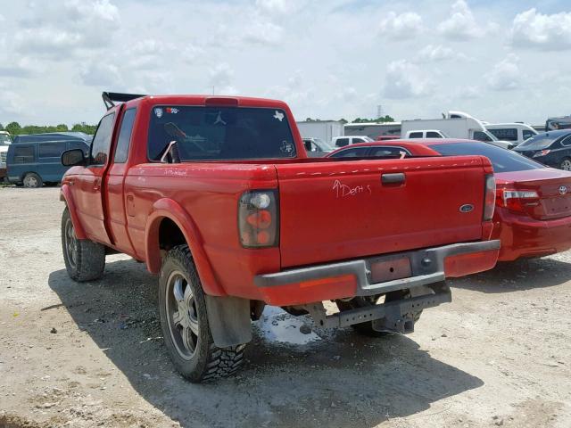 1FTYR14V53PA27730 - 2003 FORD RANGER SUP RED photo 3