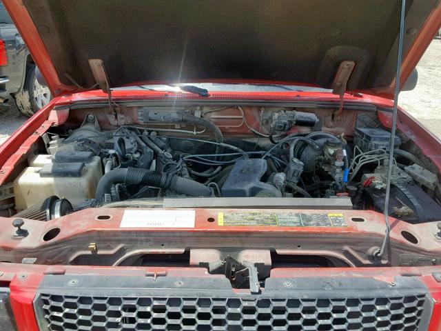 1FTYR14V53PA27730 - 2003 FORD RANGER SUP RED photo 7