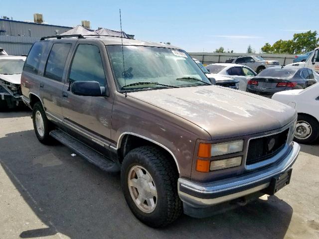 1GKEK13R0VJ746096 - 1997 GMC YUKON BROWN photo 1