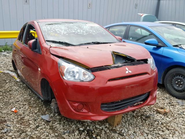 ML32A3HJ4FH048649 - 2015 MITSUBISHI MIRAGE DE RED photo 1