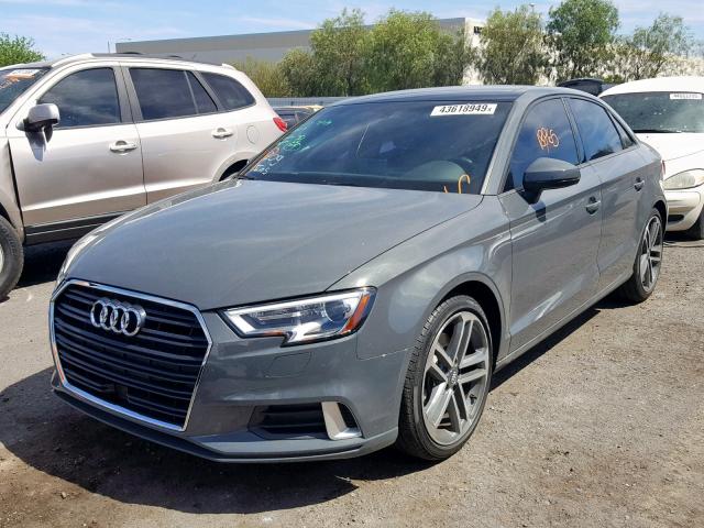 WAUAUGFF8H1038172 - 2017 AUDI A3 PREMIUM GRAY photo 2