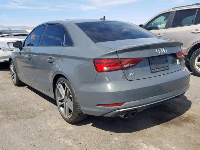 WAUAUGFF8H1038172 - 2017 AUDI A3 PREMIUM GRAY photo 3