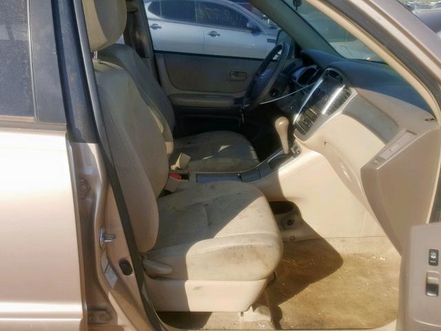 JTEEP21A360149544 - 2006 TOYOTA HIGHLANDER TAN photo 5