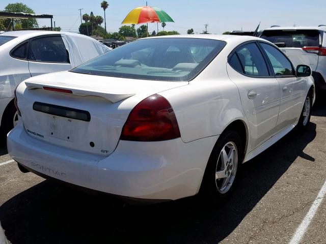 2G2WP522641134771 - 2004 PONTIAC GRAND PRIX WHITE photo 4