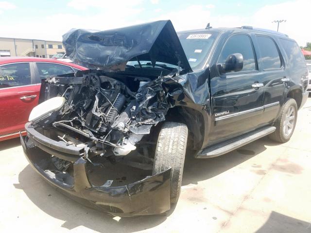 1GKUCEEF0AR283844 - 2010 GMC YUKON DENA BLACK photo 2