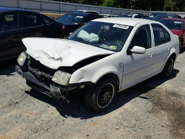 3VWRK69M72M041247 - 2002 VOLKSWAGEN JETTA GL WHITE photo 2