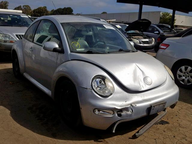 3VWBK31C95M402663 - 2005 VOLKSWAGEN NEW BEETLE ვერცხლისფერი ფოტო 1