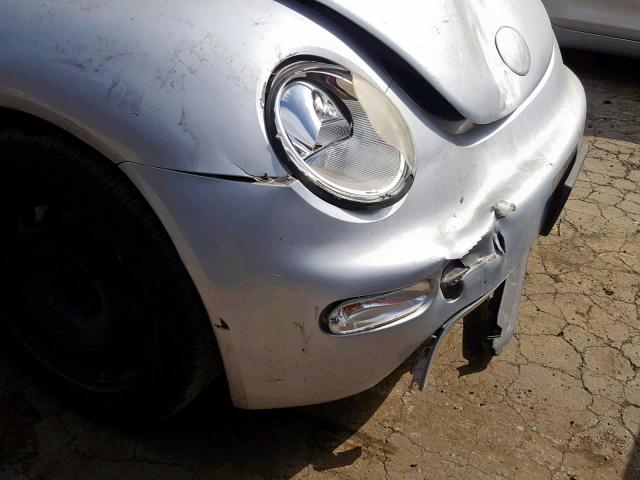 3VWBK31C95M402663 - 2005 VOLKSWAGEN NEW BEETLE ვერცხლისფერი ფოტო 9