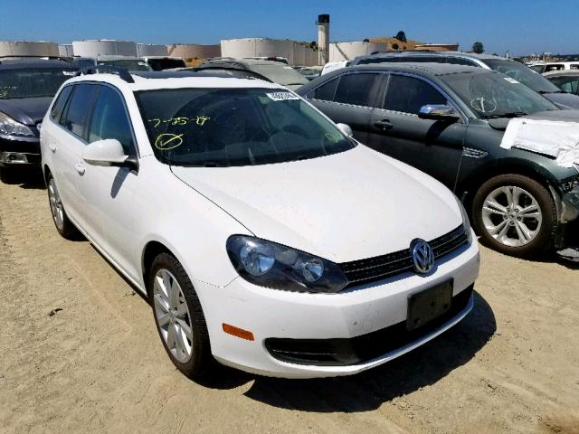 3VWPL7AJ1DM666709 - 2013 VOLKSWAGEN JETTA TDI WHITE photo 1