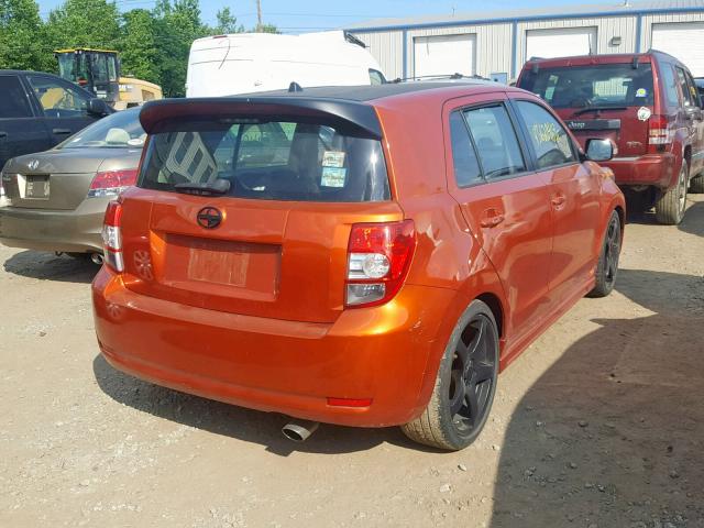 JTKKU10478J031069 - 2008 TOYOTA SCION XD ORANGE photo 4