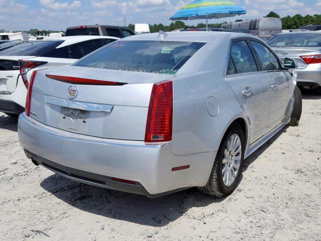 1G6DC5EYXB0131916 - 2011 CADILLAC CTS SILVER photo 4