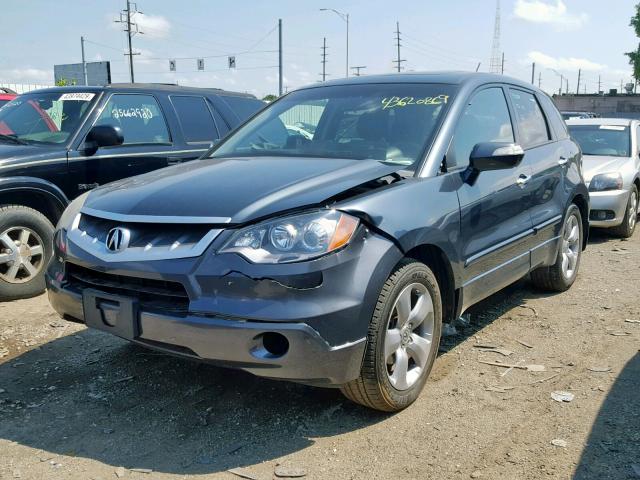 5J8TB18567A024337 - 2007 ACURA RDX TECHNO GRAY photo 2