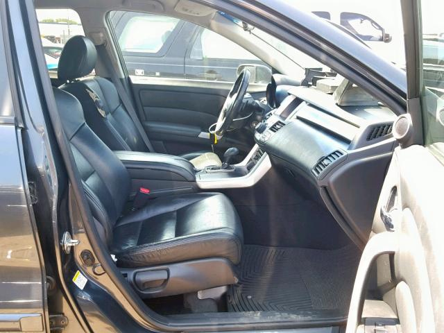 5J8TB18567A024337 - 2007 ACURA RDX TECHNO GRAY photo 5