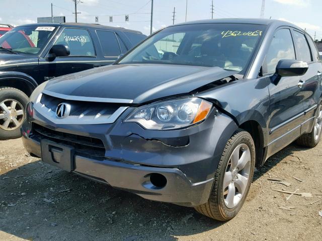 5J8TB18567A024337 - 2007 ACURA RDX TECHNO GRAY photo 9