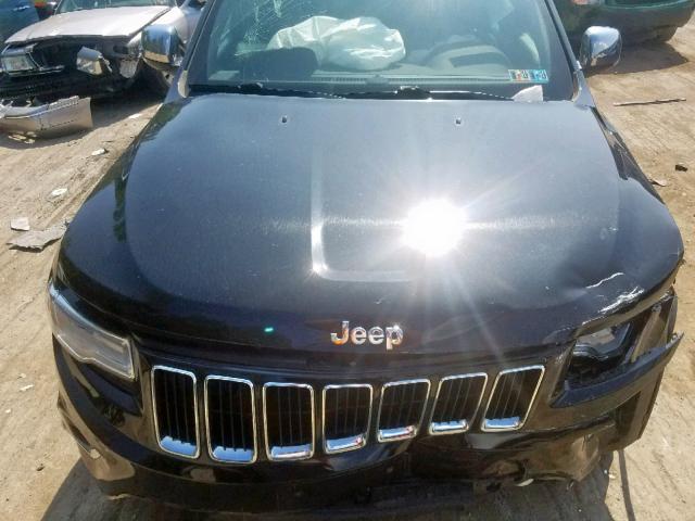 1C4RJFBG2GC468998 - 2016 JEEP GRAND CHER BLACK photo 7