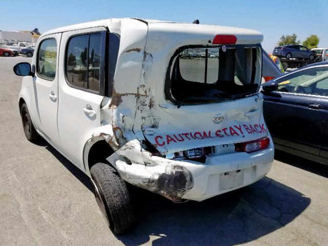 JN6AZ28R49T000021 - 2009 NISSAN CUBE BASE WHITE photo 3