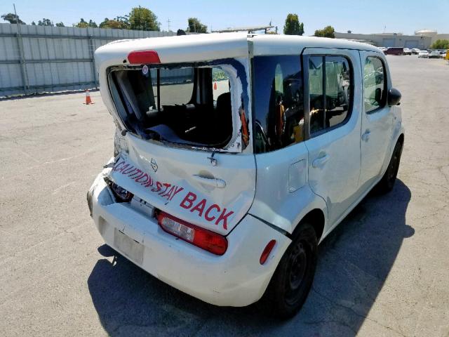 JN6AZ28R49T000021 - 2009 NISSAN CUBE BASE WHITE photo 4