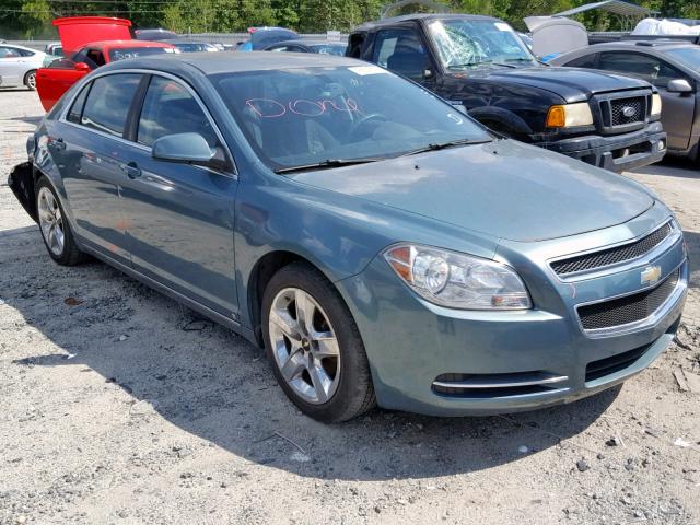1G1ZH57B49F100996 - 2009 CHEVROLET MALIBU 1LT GREEN photo 1
