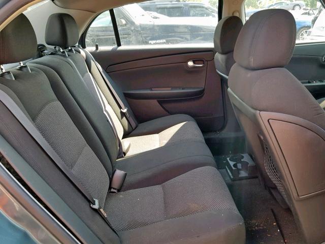 1G1ZH57B49F100996 - 2009 CHEVROLET MALIBU 1LT GREEN photo 6