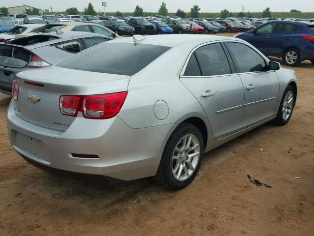 1G11C5SL8FF287571 - 2015 CHEVROLET MALIBU 1LT ვერცხლისფერი ფოტო 4