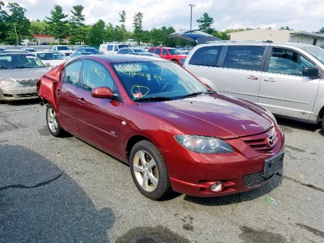 JM1BK324461501660 - 2006 MAZDA 3 S MAROON photo 1