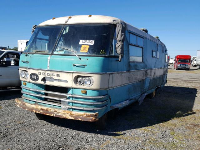 NOVINPLATE - 1964 DODGE MOTORHOME TURQUOISE photo 2