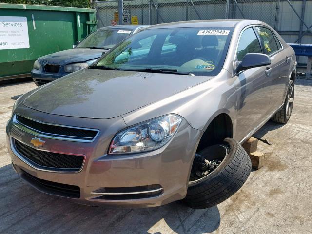 1G1ZC5E17BF246713 - 2011 CHEVROLET MALIBU 1LT 棕色 照片 2