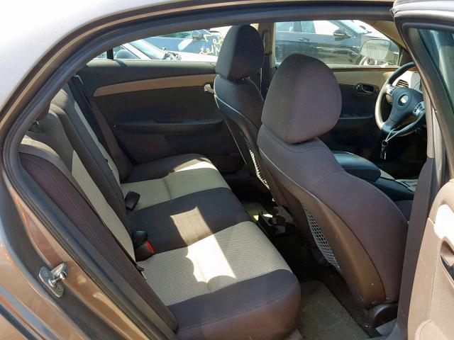 1G1ZC5E17BF246713 - 2011 CHEVROLET MALIBU 1LT 棕色 照片 6