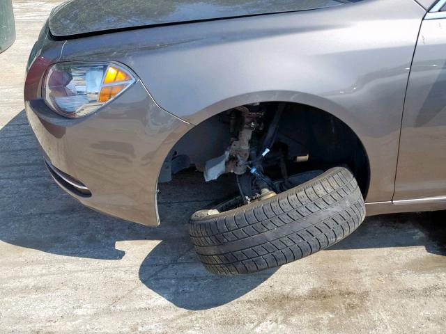 1G1ZC5E17BF246713 - 2011 CHEVROLET MALIBU 1LT 棕色 照片 9