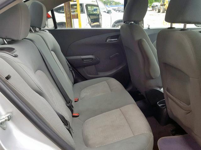 1G1JA5SH9C4122217 - 2012 CHEVROLET SONIC LS 银色 照片 6