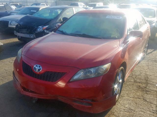 4T1BK46K97U028168 - 2007 TOYOTA CAMRY NEW RED photo 2