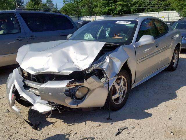 2G2WP522441313925 - 2004 PONTIAC GRAND PRIX GRAY photo 2