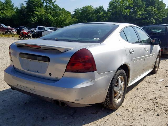 2G2WP522441313925 - 2004 PONTIAC GRAND PRIX GRAY photo 4