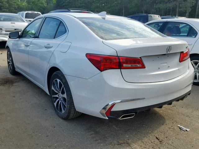 19UUB2F3XKA002989 - 2019 ACURA TLX WHITE photo 3