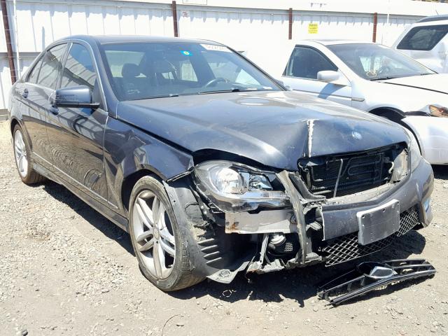 WDDGF4HB3ER310288 - 2014 MERCEDES-BENZ C 250 CHARCOAL photo 1