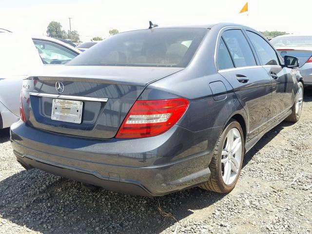 WDDGF4HB3ER310288 - 2014 MERCEDES-BENZ C 250 CHARCOAL photo 4