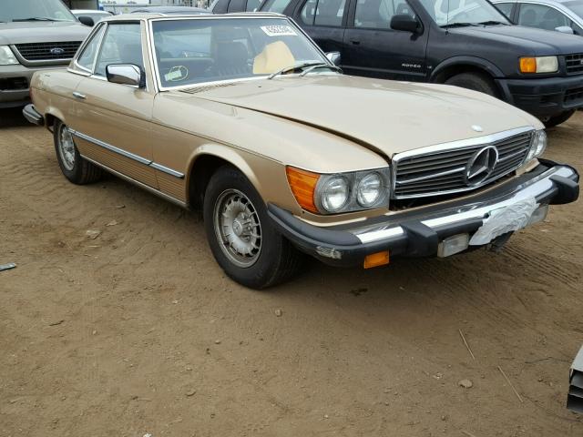 WDBBA45A7CB018744 - 1982 MERCEDES-BENZ 380 SL GOLD photo 1