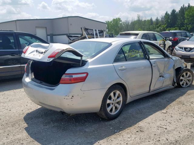 4T1BE46K97U693367 - 2007 TOYOTA CAMRY NEW SILVER photo 4