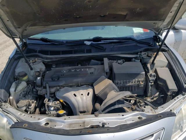 4T1BE46K97U693367 - 2007 TOYOTA CAMRY NEW SILVER photo 7