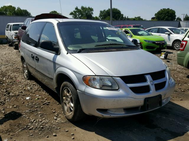 1D4GP25363B178824 - 2003 DODGE CARAVAN SE SILVER photo 1