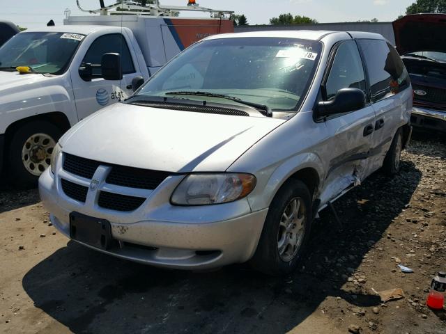 1D4GP25363B178824 - 2003 DODGE CARAVAN SE SILVER photo 2