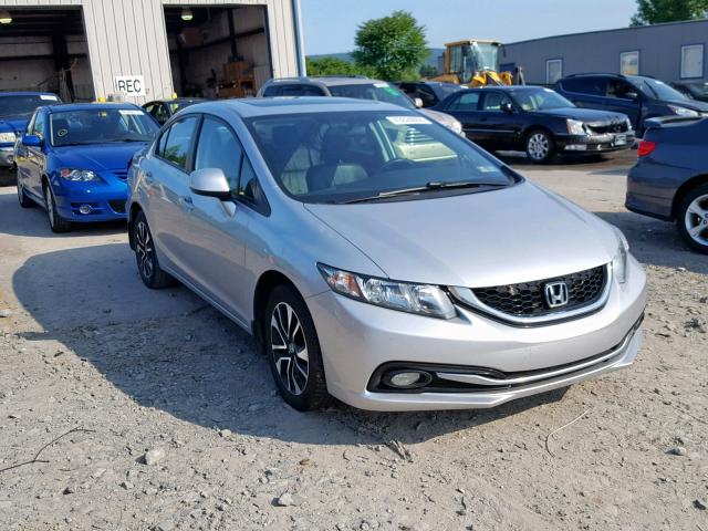 19XFB2F9XDE273272 - 2013 HONDA CIVIC EXL SILVER photo 1