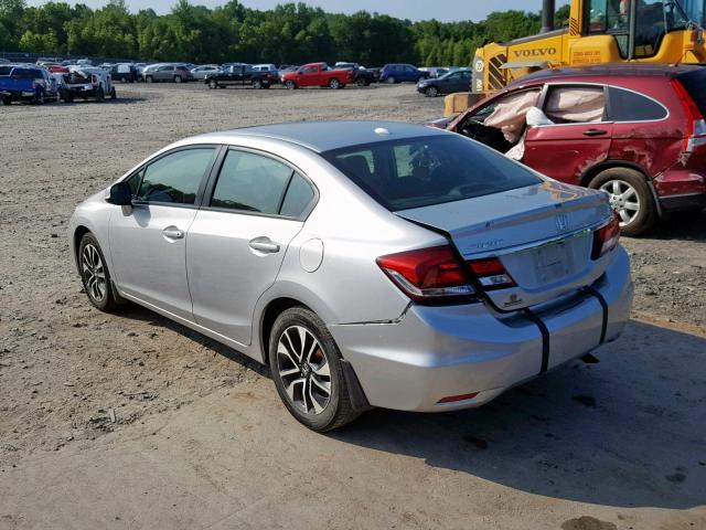 19XFB2F9XDE273272 - 2013 HONDA CIVIC EXL SILVER photo 3