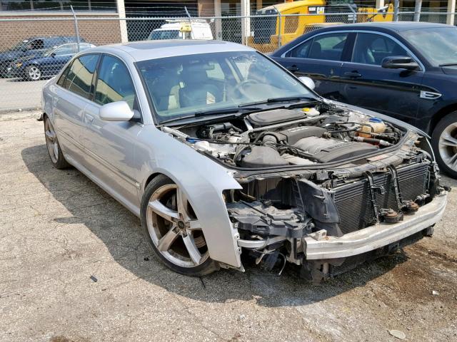 WAUML44E04N015920 - 2004 AUDI A8 L QUATT SILVER photo 1