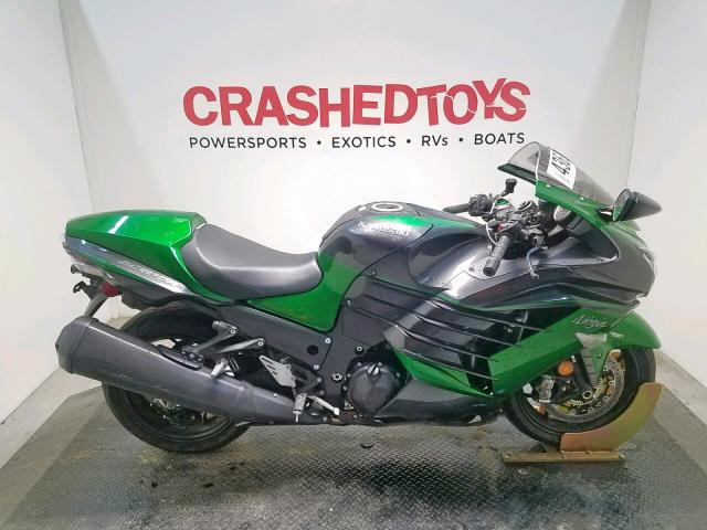 JKBZXNJ16JA005471 - 2018 KAWASAKI ZX1400 J GREEN photo 1