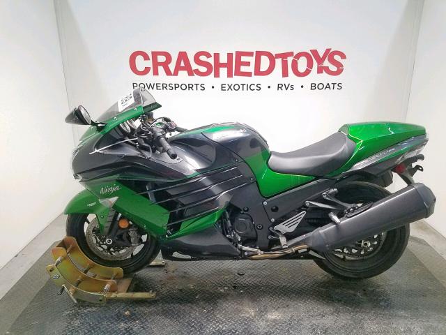 JKBZXNJ16JA005471 - 2018 KAWASAKI ZX1400 J GREEN photo 3